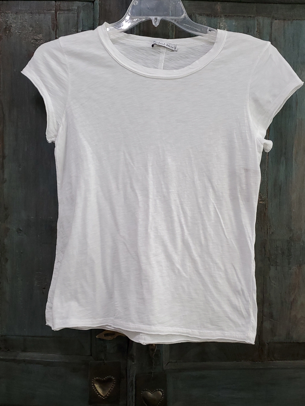 Michael Stars Classic White, Short-Sleeved Crewneck T-shirt, Size OS, NWOT